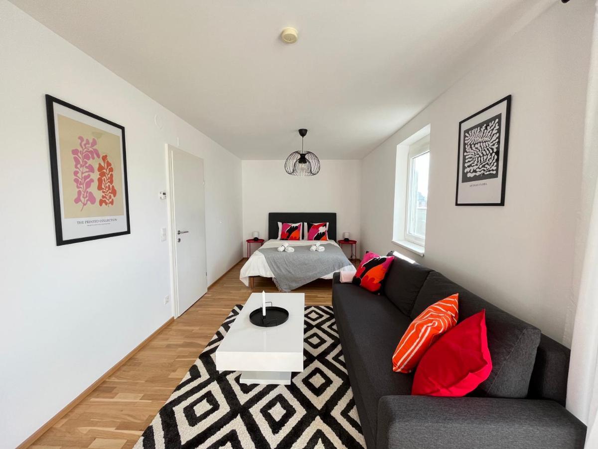 Penthouse Near Central Station With Free Parking Vienna Luaran gambar