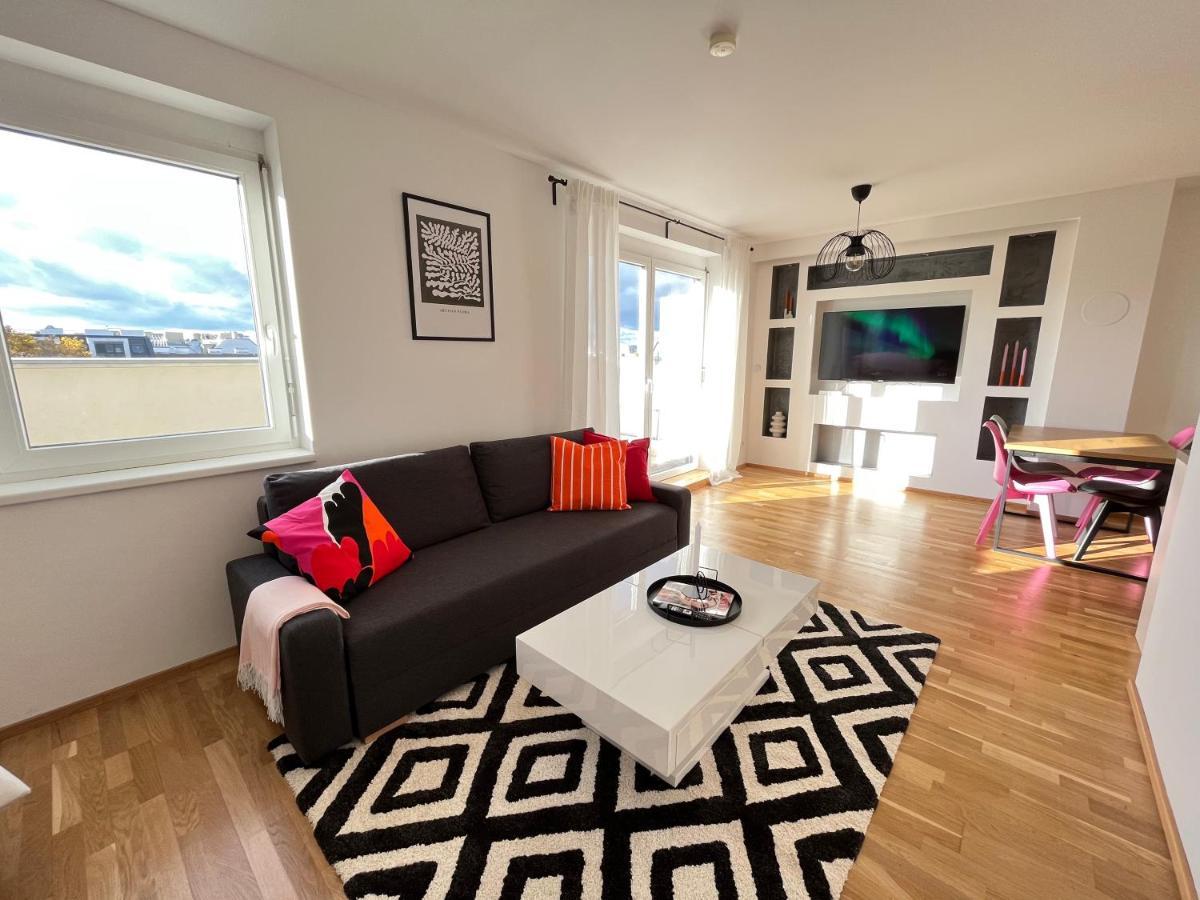 Penthouse Near Central Station With Free Parking Vienna Luaran gambar